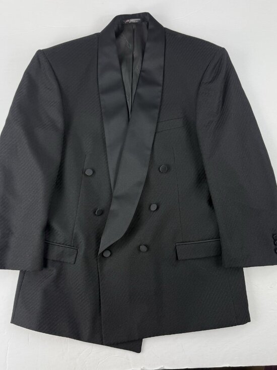 Other - BLACK FORMAL TUXEDO 42R OSCAR de la RENTA Shawl Collar Black Suit Jacket Coat